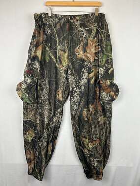 Scent Blocker Plus Camo Cargo Pants ScenTek Woodland Hunting Men's Size 2XL